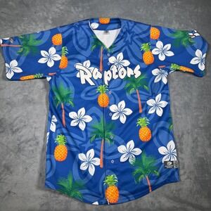 OT Sports Ogden Raptors Baseball Jersey Men's Size 50 Blue Tropical Dodgers